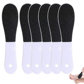 Foot File for Hard Skin Remover - 6 Pcs Foot Rasp Double Sided to Exfoliate and Remove Dry Dead Skin - Eliminates Corns and Calluses, Pedicure Tool for Super Soft Feet