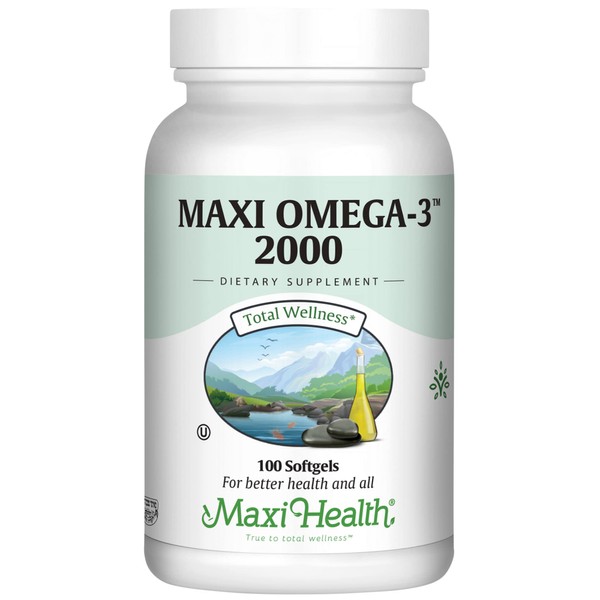 Maxi Health Omega 3 Fish Oil 2000mg – Fish Oil
