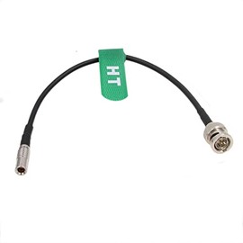 HangTon Timecode Sync Jam Cable for Canon R5C C400 Camera Audio Recorder Zoom Sound Devices BNC to DIN 1.0/2.3 30cm