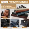 Lifenion Leather Repair Patch, 35X79 Inch Self Adhesive Leather Repair