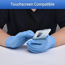 Sterimax Tensor Blend Nitrile Gloves Blue Box of 100 (Medium)