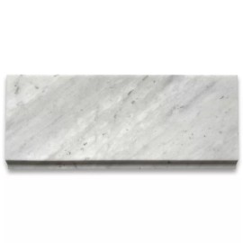 Stone Center Online C12P Carrara White Marble Venato Carrera Baseboards Trim 5"x12" Polished