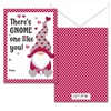 Paper Frenzy Gnome Themed Valentines - 25 pack WITH ENVELOPES