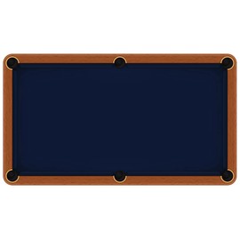 Accuplay 19 oz Pre Cut Pool Table Felt - Billiard Cloth Navy for 8' Table