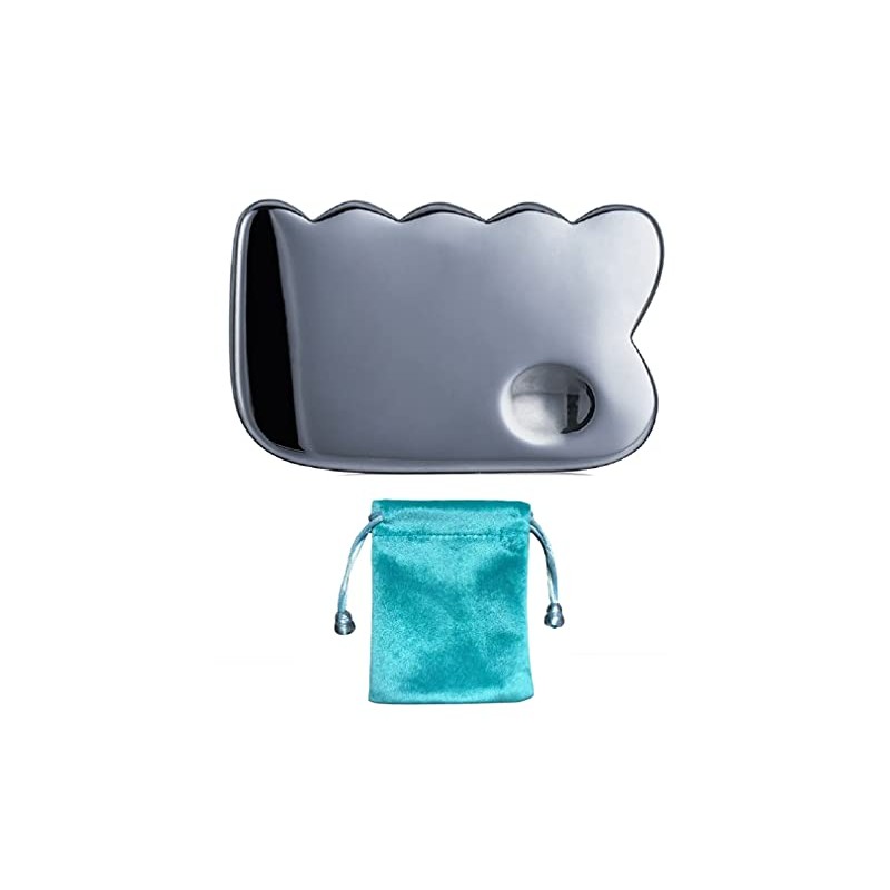 Terahertz Stone Gua sha Scraping Massager Lymphatic Drainage Energy Beauty