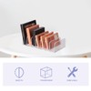 NOLITOY Acrylic Eyeshadow Palette Makeup Organizer, 7-Section Makeup Palette Organizer,