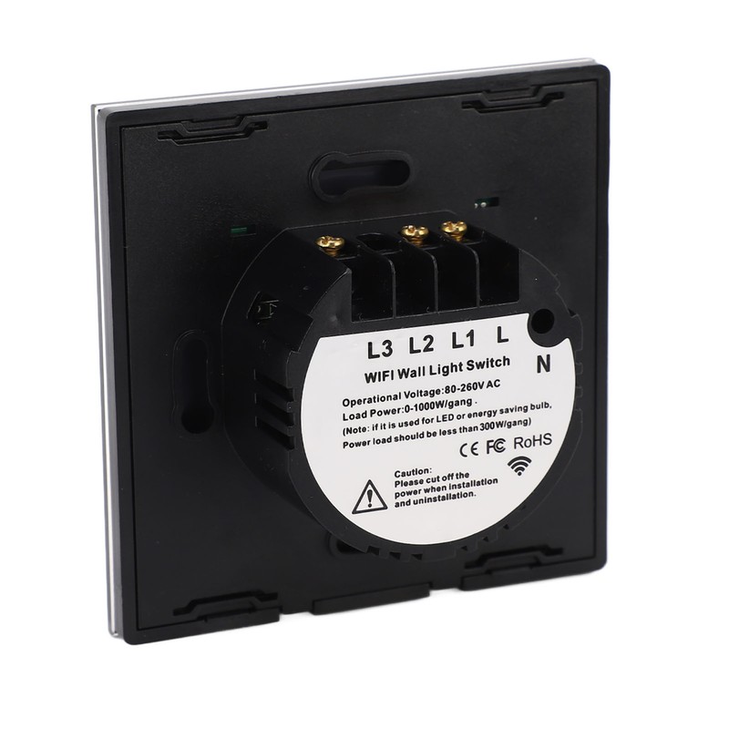 Remote Control Switch 2 Way WiFi AC 80‑260V 10A Touch