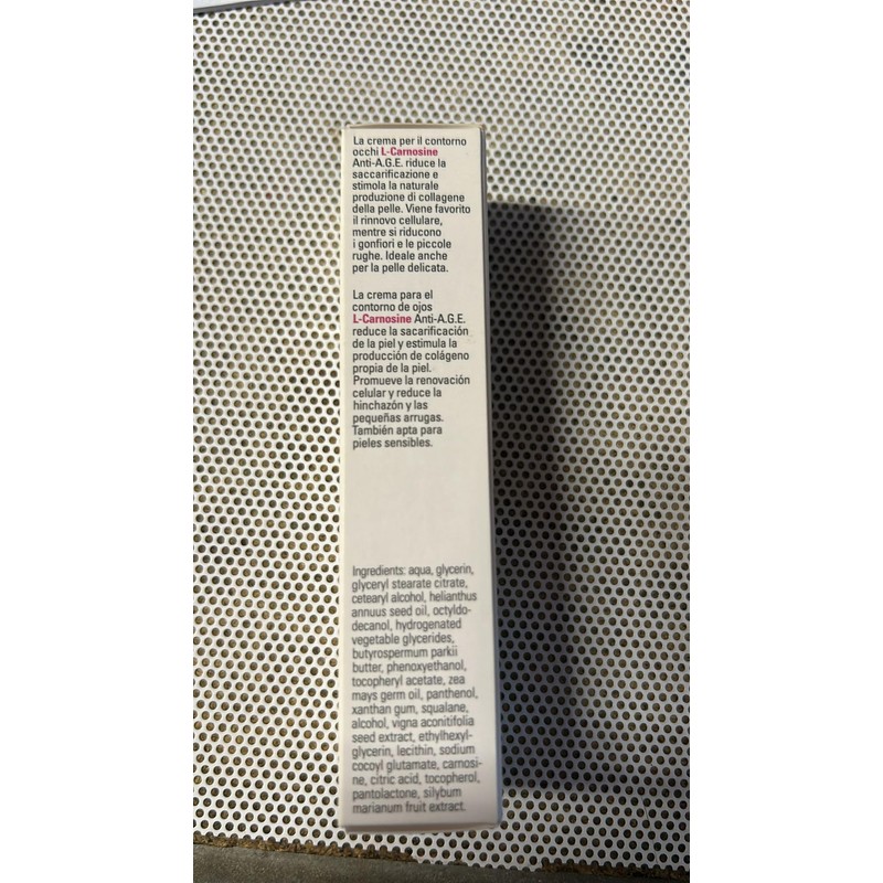 Dr. Susanne von Schmiedeberg L-Carnosine Anti-A.G.E. Eye Cream - Anti-Ageing