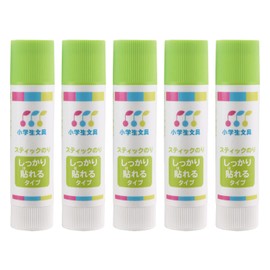 Sakura Crepas Nori, Elementary School Stationery, Glue Stick, Firmly Stick Type, 5 Pieces, G Kokinori S (5)