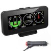 OBEST Car Head Up Display,GPS Speedometer,Inclinometer for Off-Road Driving,Color High-Definition