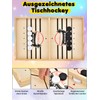 Willingood Hockey Brettspiel, Holz Sling Puck Spiel, Zwei-Spieler-Brettspiel,Tischhockey, Schnell Bouncing