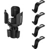 Portavasos Ajustable para Auto, Negro, Extensible, Compatible con Tazas y