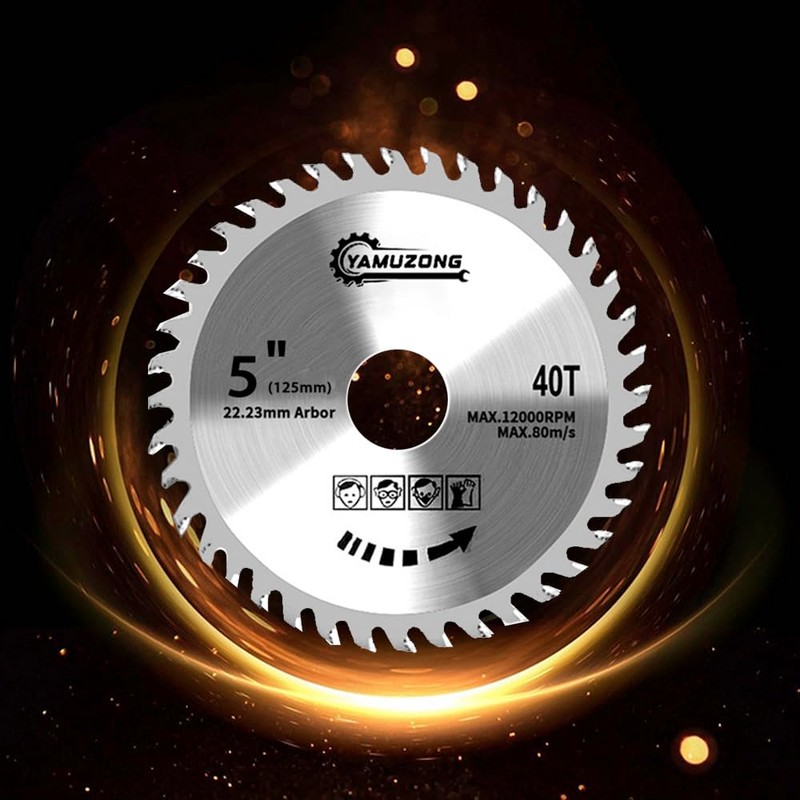 5" Angle Grinder Circular Saw Blade 40 Teeth Woodworking Saws