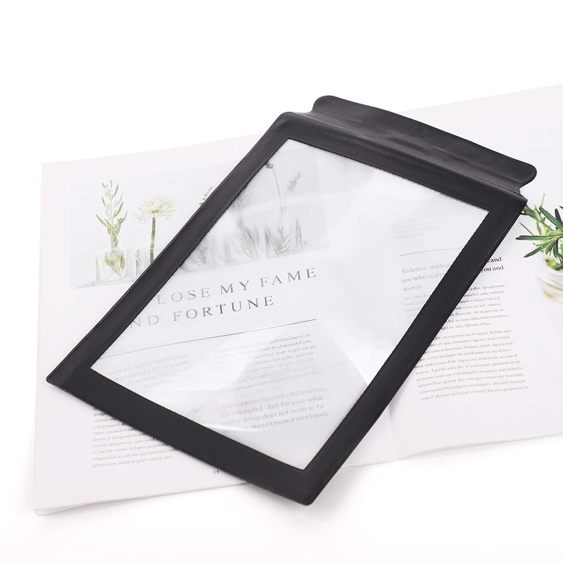 A4 Large Sheet Magnifier 3X Magnification Magnifying Glass Full Page