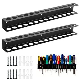 Bcuuozeeing Pack of 2 Pliers Holder Wall Mount, Tool Wall Mount, Pliers Wrench Organiser, Screwdriver and Pliers Holder, Screwdriver Organiser, Tool Holder Wall for Garage