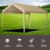 Carport Replacement Canopy, Replacement Top Cover for 10' x 20'