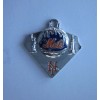 NY Mets Pewter Charm Mint Great for Displaying Your Love