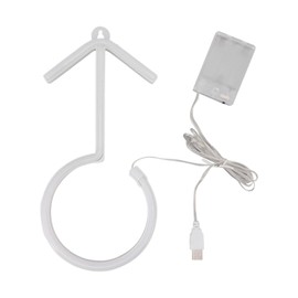 LED Neon Boy Sign Bright Blue Lighting Night Light Home Decoration for Room Party