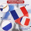 12 Pack France Decorations Flag Handheld Mini France Flags on