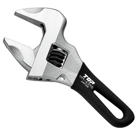 TOP HM-43MSBK Rattle-free Monkey Wrench, Short Work, Wide, 0 to 1.7 inches (0 to 43 mm) Opening, Grip Color: Black