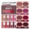 Set 8 Labiales Líquidos Mate Larga Duración Dunuf 01