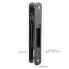 Hook Lock for Sliding Door, Hook Lock, One-sided Closure, Movable
