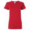 5000L Gildan Missy Fit Heavy Cotton T-Shirt - Red -