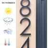 yoocada 10 Inch House Numbers Large Floating Address Numbers, Modern