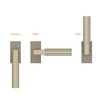Beschläge Hamburg: Gro Prime DK 20-44ZAMAK MPN PVD Window Handles/Window