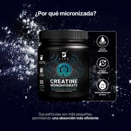 Creatina Monohidratada Pura 300g 60 Tomas En Polvo B Life Sabor Sin Sabor                                                                             