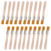 Pack of 20 flat brushes, paint brushes, bristle brush, window