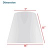 Aspen Creative 33024, Hardback Empire Transitional Spider Lamp Shade, Mushroom