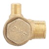 20x14x10mm Brass Air Compressor Check Valve Male Thread 90 Degree