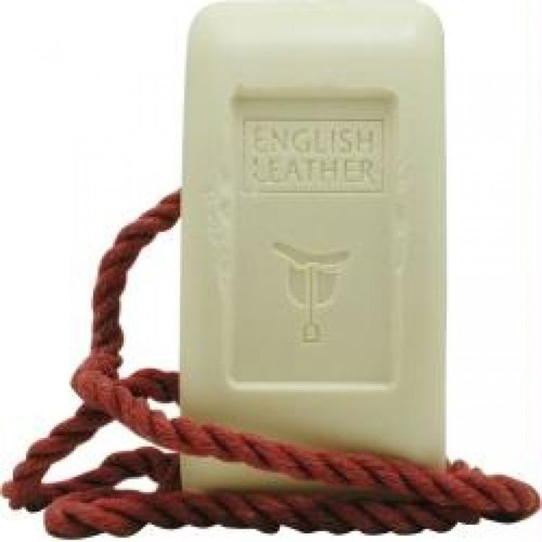Dana English Leather Soap On a Rope for Unisex, 6 Ounce