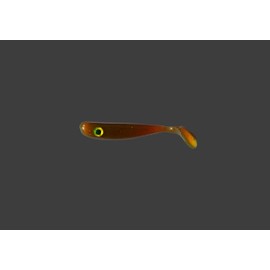 pro-bite Poppy Rubber Fish | UV Active | Contents: 3 Pieces | Non-Toxic, Environmentally Friendly, Sustainable and 100% Recyclable | Artificial Bait for Perch, Trout and Zander in 7.5 cm | Colour: