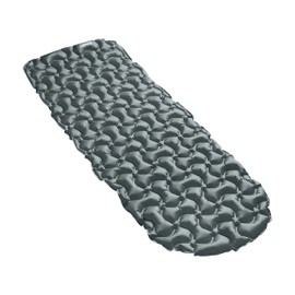 Coleman Kompact Inflatable Camp Sleeping Pad with Built-in Air Valve and Included Carry Bag, No Pump Needed, Textured Grip Bottom Keeps Pad in Place, Premium/Basic