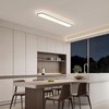 Naroume Smart LED Ceiling Light,36.2In Dimmable Modern Metal Linear LED