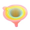 Plastic Funnel Set of 5 - Funnels for Kitchen Use