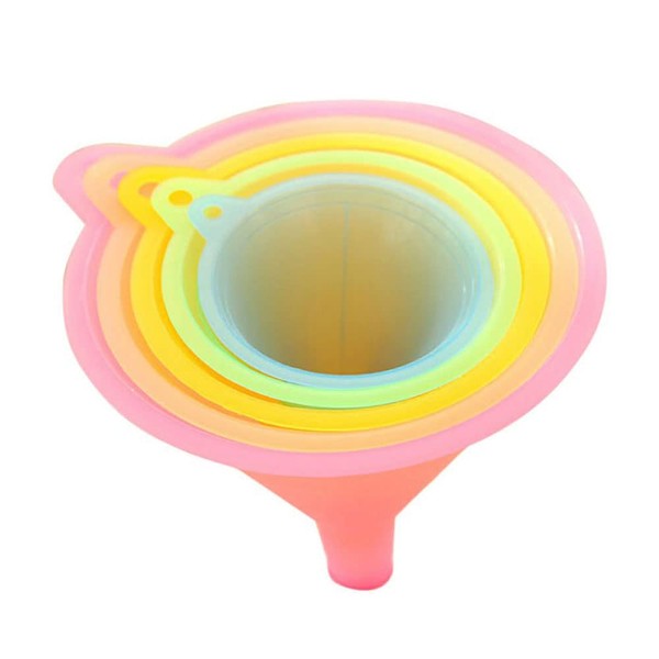 Plastic Funnel Set of 5 - Funnels for Kitchen Use