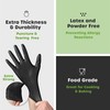 Comfy Package Black Nitrile Gloves [100 Count] 6 Mil, HEAVY