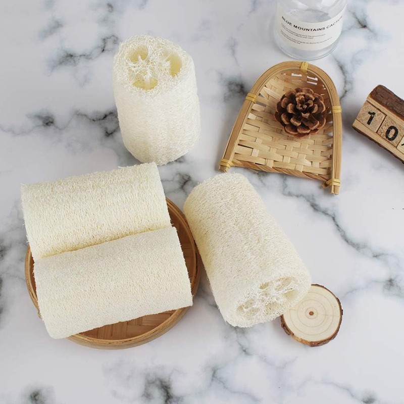 Esponja de Luffa 8 unidades de esponja natural de pepino