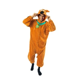 Bioworld Scooby Doo Adult Kigurumi Union Suit With Hood-Large