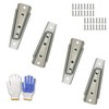 4Pcs Furniture connectors Sectional Sofa Connector, Diagonal Bolts, Sofa Fixing