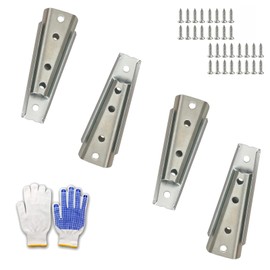4Pcs Furniture connectors Sectional Sofa Connector, Diagonal Bolts, Sofa Fixing Bolts, Interlocking Connector Bracket, Bed Frame Accessories for Sofas & Modular Furniture (Silver, 12cm)