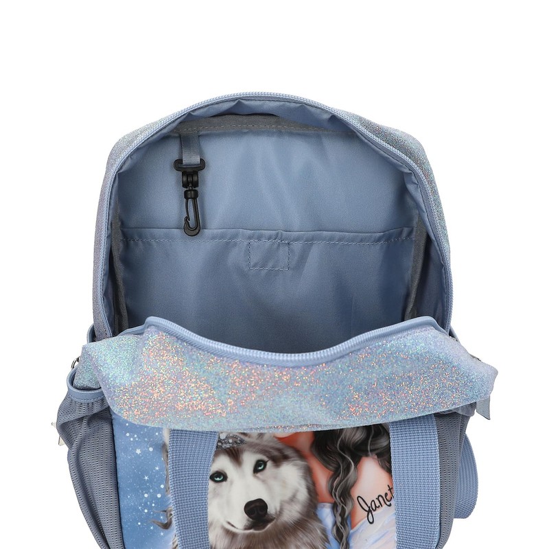 Depesche 13154 TOPModel Wolf Backpack in Dark Blue, with Model