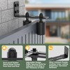 Anobeyi Adjustable Sliding Gate Roller Hardware Kit - Heavy Duty