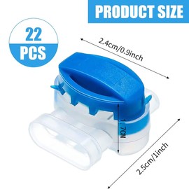 LINXIU 3 Wire Connectors Electrical IDC 314-BOX Wire Connectors Self Stripping Pigtail Connector for 22-14 AWG Cables Robotic Lawn Mowers 22Pack