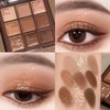 Matte & Shimmer Eyeshadow Palette - 9 Earth Tone Colors