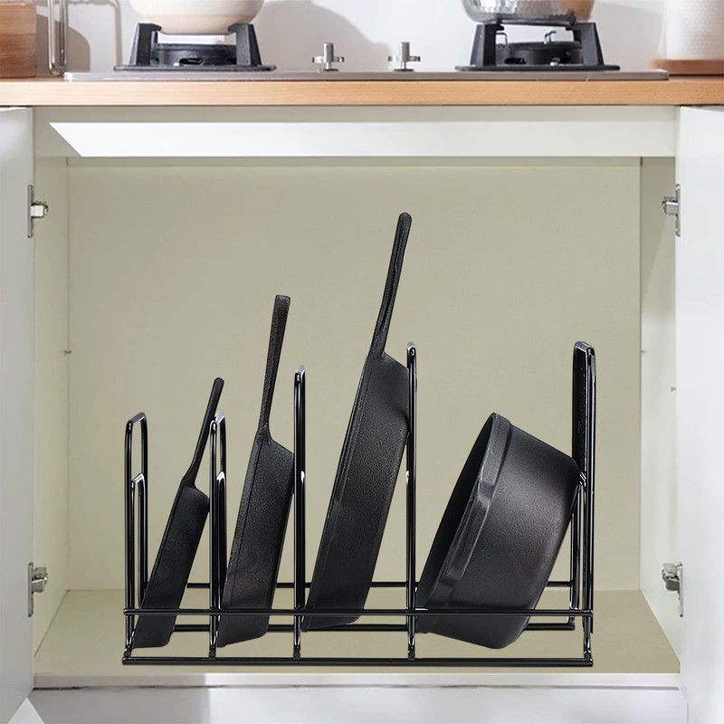 Toplife Heavy Duty Pan Organizer, 5 Tier Pot and Pan
