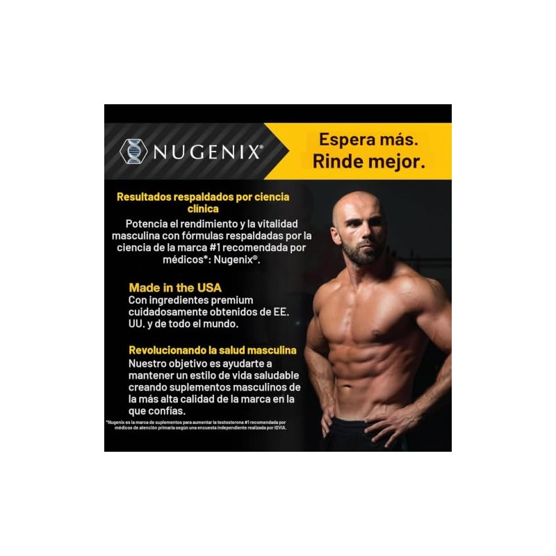 Nugenix T Boost - Suplemento Potenciador De Testosterona Gratuito Para